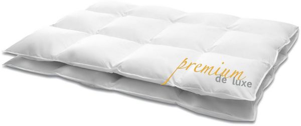 Hanskruchen Premium de Luxe Daunendecke, Baumwolle, WARM, 135x200 cm