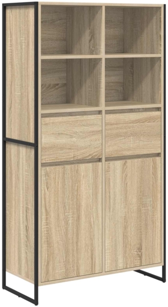 vidaXL Sideboard 2 pcs Sonoma 81 x 36 x 150.5 cm Holzwerkstoff 3403035