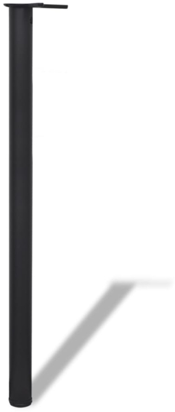 4 höhenverstellbare Tischbeine Schwarz 1100 mm 242141