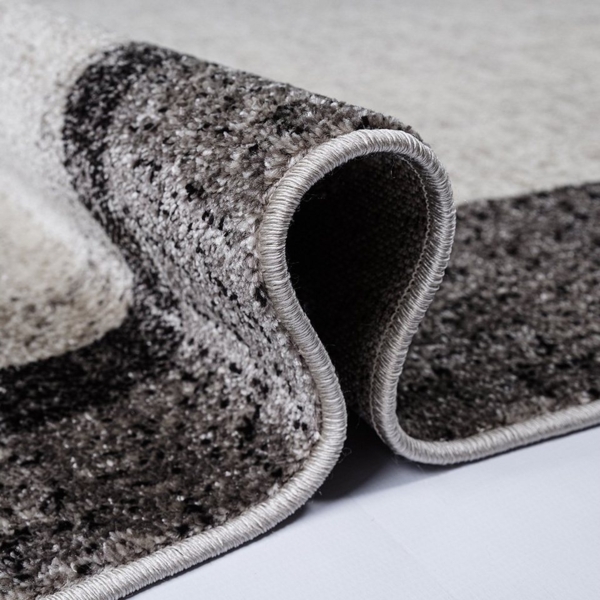 oKu-Tex Teppich Kurzflorteppich, modern, geometrisches Muster, Wohnzimmerteppich, rechteickig, Höhe: 11 mm, Teppich Wohnzimmer, Designteppich, meliert, weicher und dichter Flor Bild 2