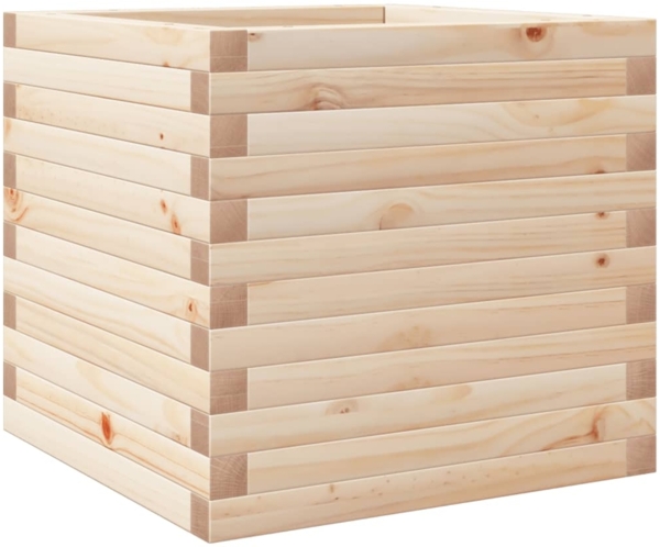 vidaXL Pflanzkübel 50x50x45,5 cm Massivholz Kiefer 847243