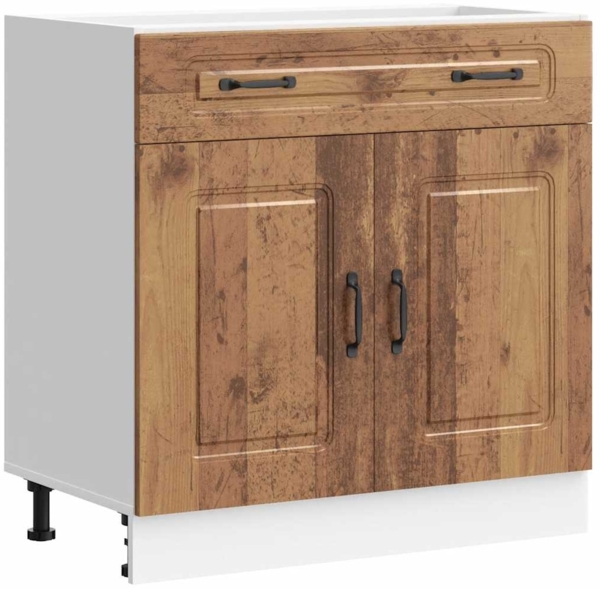 vidaXL Küchenunterschrank Kalmar Altholz-Optik Holzwerkstoff 853505