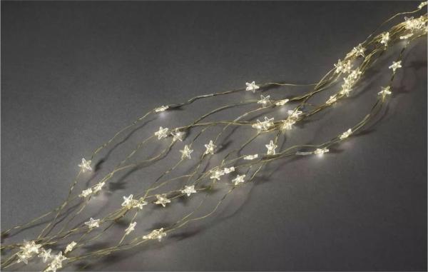 Konstsmide LED Sternenlametta 200 warm weiß Diod.