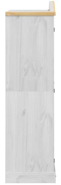 vidaXL Kleiderschrank Corona Weiß 102x52x186 cm Massivholz Kiefer 4012155 Bild 4