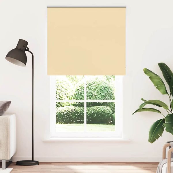 vidaXL Verdunkelungsrollo Beige 120x230 cm Stoffbreite 116,6 cm 4010820