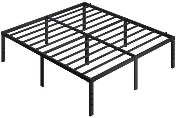 Yaheetech Metallbett 90×190/90×200/140×200/160×200/180×200 cm, Bettrahmen 36/41 cm H mit Lattenrost, Bettgestell aus Metall