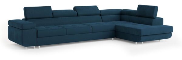 Masseno Ecksofa VICENTE mit Schlaffunktion L-Form, Sofa mit Bettkasten