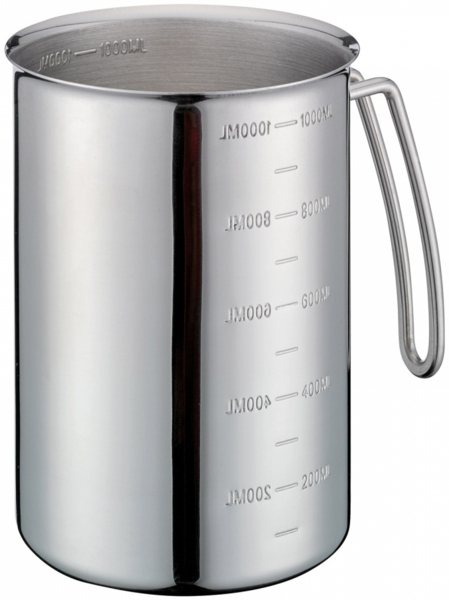 Küchenprofi Messbecher Edelstahl 1L