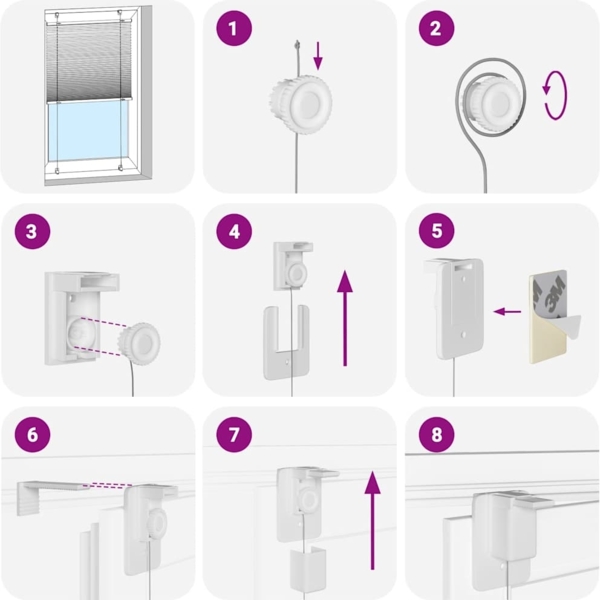 vidaXL Plissee Hellgrau 55x100 cm Stoffbreite 54,4 cm Polyester 4015321 Bild 5