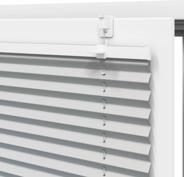 vidaXL Plissee Hellgrau 55x100 cm Stoffbreite 54,4 cm Polyester 4015321 Bild 8