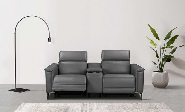 OTTO home 2-Sitzer LUND, Kinosofa, Relaxfunktion, TV-Sessel, manuell/elektrisch (USB-A), Kopfteilverstellung, Getränkachhalter, u. Staufach