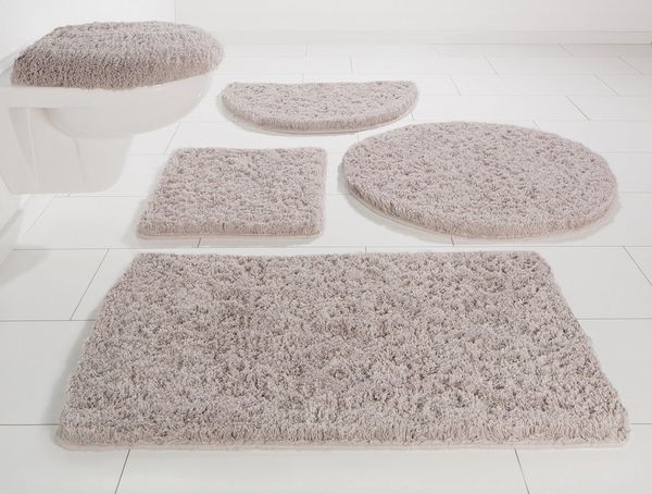 Möve Badematte Superwuschel, Badvorleger, Badezimmer Teppich, Höhe 40 mm, rutschhemmend beschichtet, schnell trocknend, strapazierfähig, fußbodenheizungsgeeignet, Polyester, rechteckig, Mikrofaser-Badematte, Badteppich, rechteckig, rund & als 3-tlg. Set