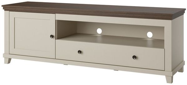 Lomadox Lowboard EPSOM-83, Fernsehschrank in Beige 1 Tür, 1 Schublade Softclose