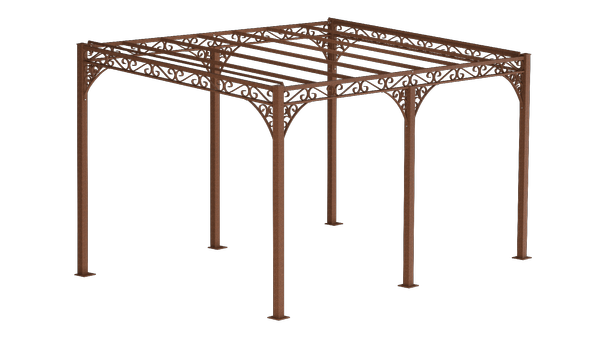 ELEO Pergola freistehend rechteckig Sardegna 4 x 3 m unbeschichtet