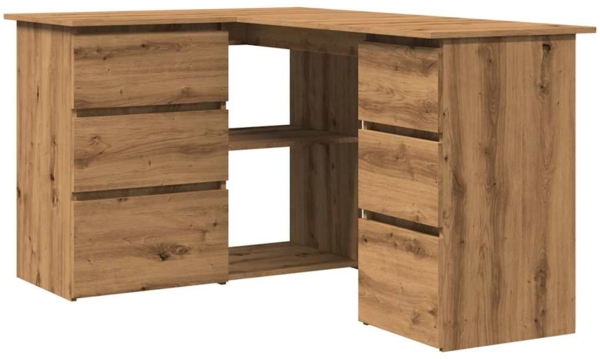 vidaXL Eckschreibtisch Artisan-Eiche 145x100x76 cm Holzwerkstoff 855963