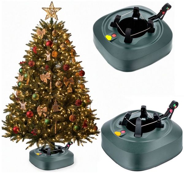 COIL Christbaumständer Ständer mit Wasserspeicher, Fußpedal, Wasserstandsanzeige, 3,2 l/ 4,8 l, Durchmesser 34 cm/37 cm, Höhe 10 cm