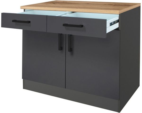 KOCHSTATION Unterschrank KS-Toronto, Breite 100 cm