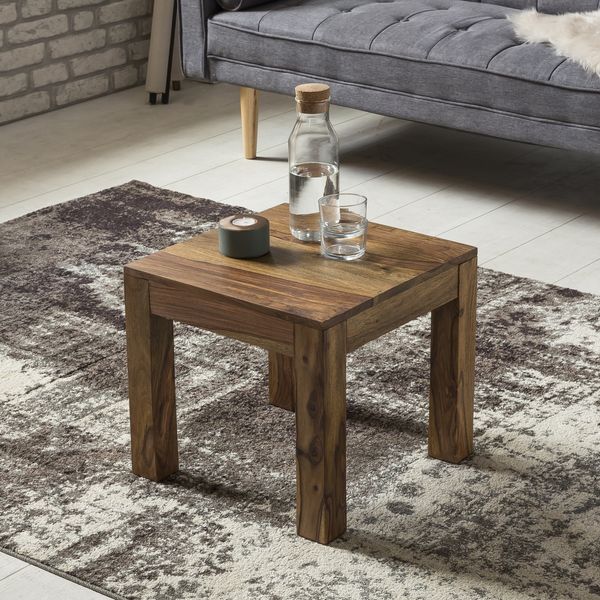 Wohnling Couchtisch, Massivholz, 40 x 45 x 45 cm