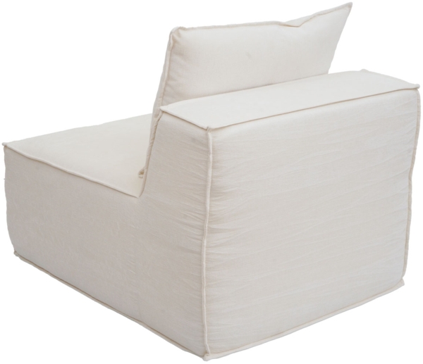 Sessel/Zubehör für Sofa HWC-O54, Loungesessel Polstersessel Mittelteil, Stoff/Textil (300g/m²) 63x75x97cm ~ creme Bild 7