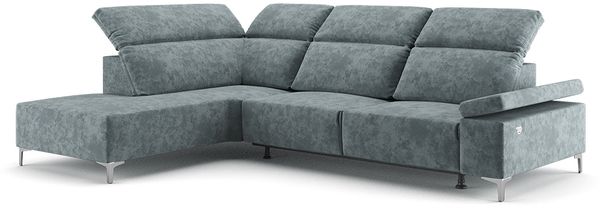 Sofa L Form James Grau 301 x 218 cm Linke Ecke Vitalispa