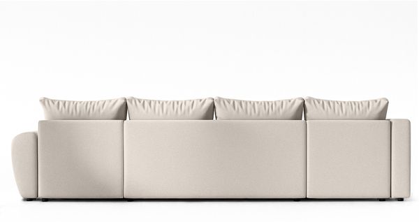 AX LIVING Malatya U XL Wohnlandschaft U Form XXL Ecksofa Beige 303cm L Bild 6