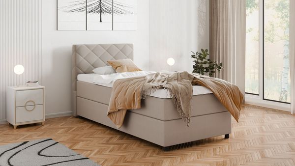 PANDA MÖBEL GmbH Boxbett DIAMARO, Stilvolles Design – zeitlose Eleganz