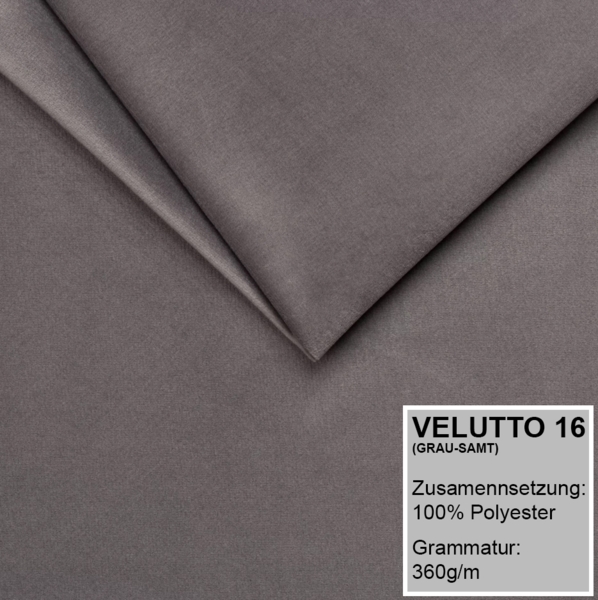 A&J MöbelLand 'Sonic' Polsterbett, Polyester, Grau, 90 x 200, mit Lattenrost, mit Bettkasten Bild 4