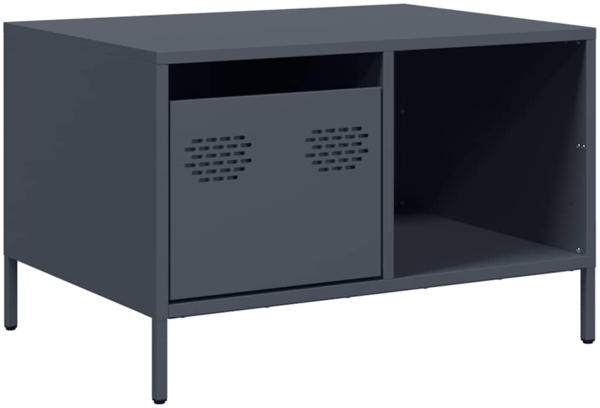 vidaXL Couchtisch Anthrazit 68,5x50x43,5 cm Kaltgewalzter Stahl 851282