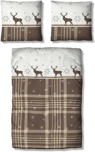 OTTO home Bettwäsche Wenda, Biber, 2 teilig, in Qualitäten PolyCotton (kühlend) + Biber (wärmend, 100% Baumwolle)
