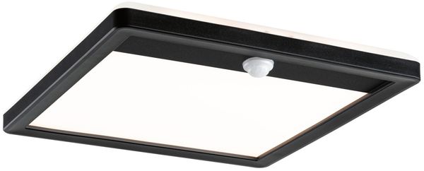 Paulmann 94709 LED Außenpanel Lamina Backlight Bewegungsmelder eckig schwarz