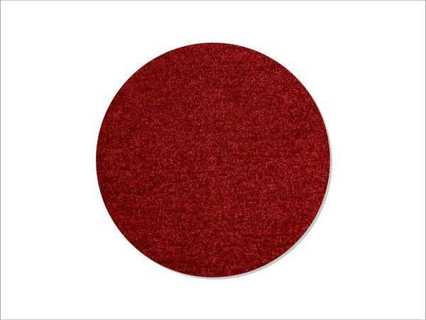 Keilbach Designprodukte Fußmatte point-grande Durchmesser 115cm, rund, Höhe: 9 mm, rutschfest, 30°C waschbar