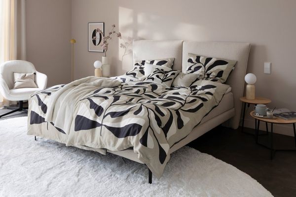 SCHÖNER WOHNEN-Kollektion Wendebettwäsche Plant, Satin, aus 100% Baumwolle