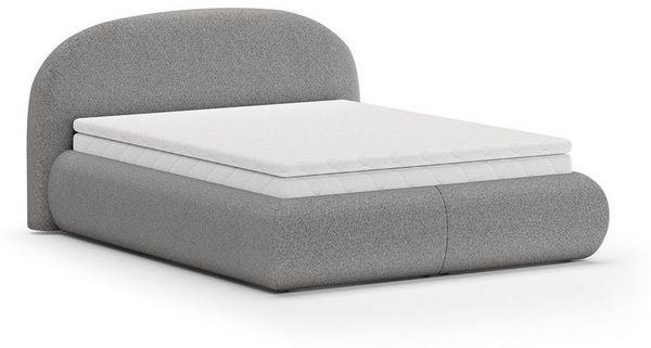 Beautysofa Polsterbett mit Bettkasten und Rahmen MOTTI, 140, 160 oder 180cm, mit oder ohne Matratze