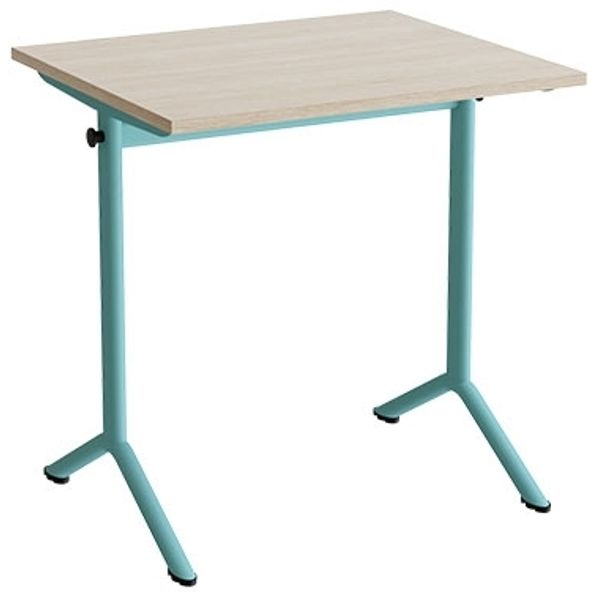 Tisch Atlas 1130 700x600 mm schalldämmendes Hochdrucklaminat türkis Gestell