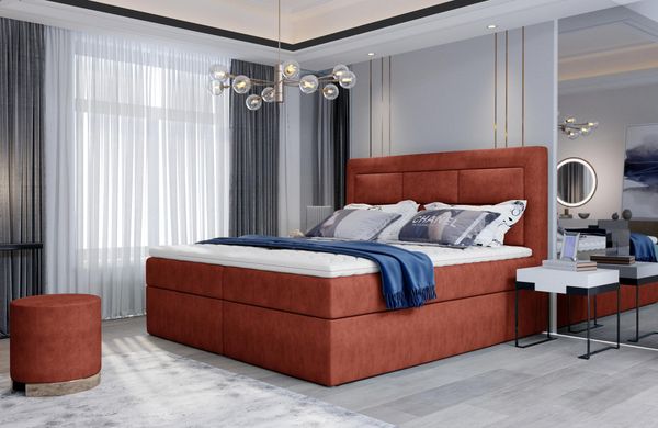 Wohnideebilder Vivre 140x200 Rot Boxspringbetten Viv_04_1.4