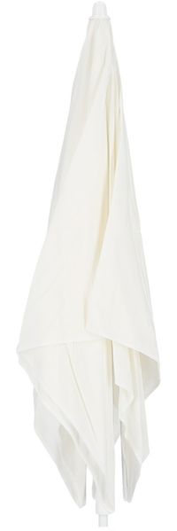 Sonnenschirm Murano aus Polyacryl, modern mit Knickelement, Weiß, für Outdoor-Einsatz