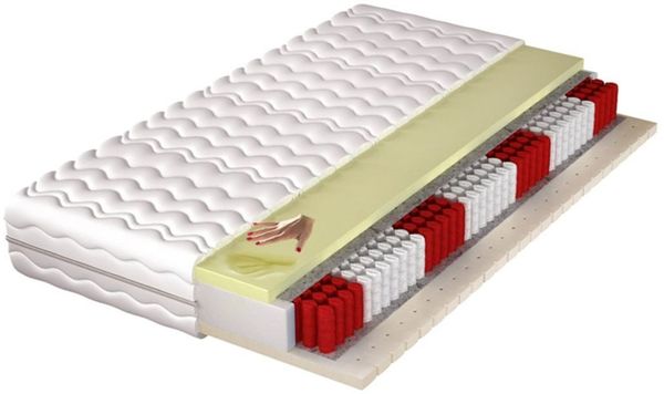 Matratze Taschenfederkern-Multipocket 7 Zonen OREG H3 80x200x20 cm