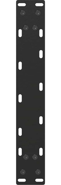 vidaXL Couchtischbeine U-Form 2 Stk. Schwarz 28x(42-43) cm Stahl 4013148 Bild 6