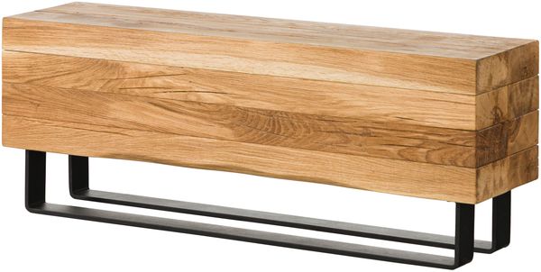Bank Eiche 120x30x46 natur geölt LOUNGE COLLECTION #09