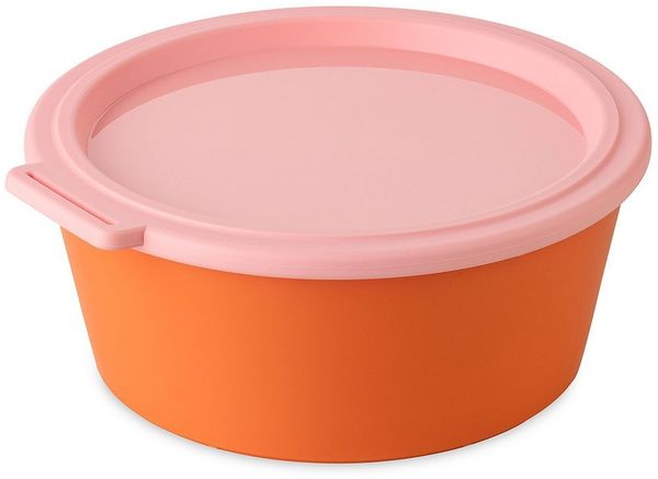 Koziol Schale 1,3l mit Deckel Nora Box strong coral/sweet pink