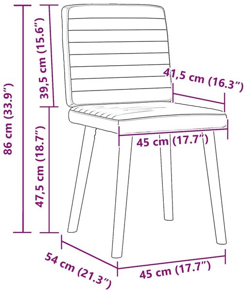 vidaXL Esszimmerstühle 4 Stk. Dunkelbraun Stoff 3315278 Bild 9