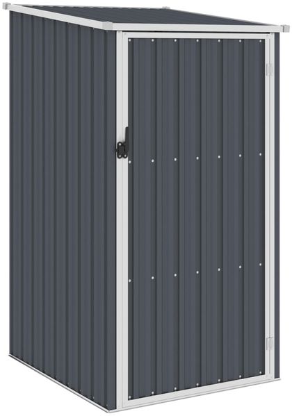 vidaXL Gerätehaus, Verzinkter Stahl Anthrazit, 87 x 98 x 159 cm
