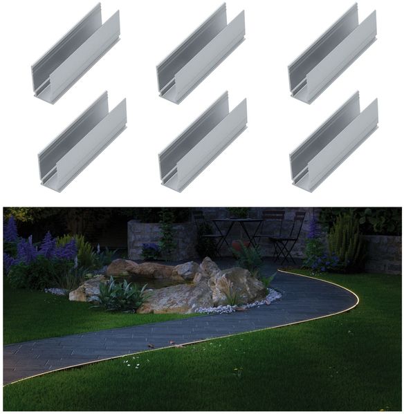 Paulmann 94215 Plug & Shine Neon LED Stripe 6 Montage-Clips 5cm