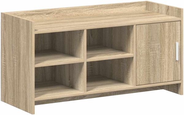 vidaXL Schuhschrank Sonoma-Eiche 100 x 39,5 x 51 cm Holzwerkstoff 8011357