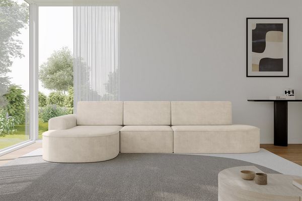 ALTDECOR Ecksofa MARI L2-S, Couch mit Schlaffunktion, Wohnzimmer - Ecksofa, Corner Sofa Bett Eckcouch Couch L-Form Schlafcouch Ausziehbar