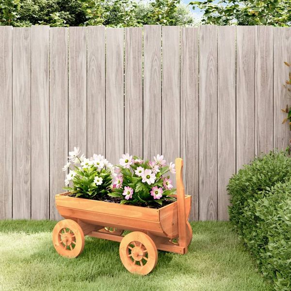 vidaXL Deko-Wagen 70 x 43 x 54 cm Massivholz Tanne 364227