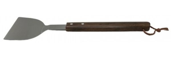 Grandhall BBQ Hamburgerspatel Burgerwender Edelstahl Tigerbambus Grillbesteck Bild 5