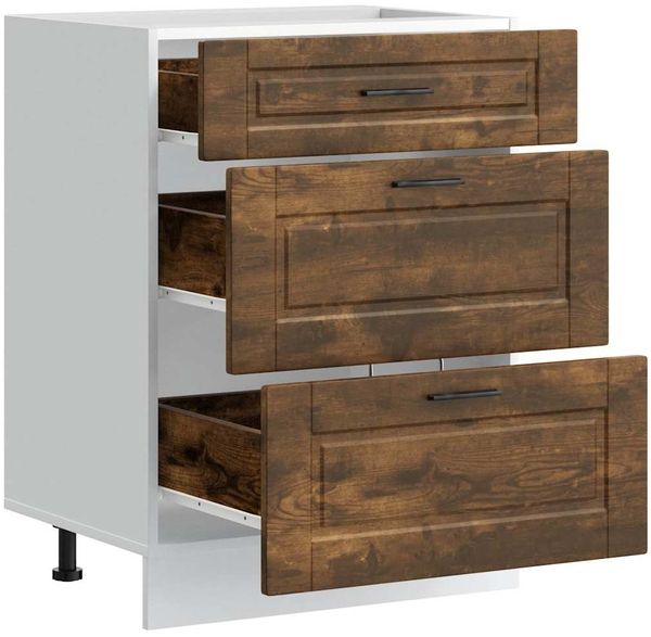 vidaXL Küchenunterschrank Porto Räuchereiche Holzwerkstoff 854264 Bild 5