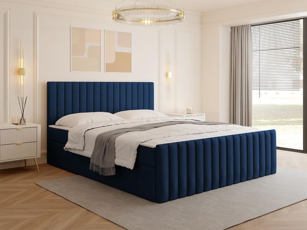 Boxspringbett Tirulo Fix (Farbe: Polo 891, Größe: 160 x 200)