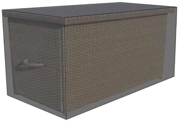 Grasekamp Gartenmöbel-Schutzhülle Black Premium Kissenboxhülle 145x75x65cm